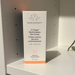 Drunk Elephant C-Tango Eye Cream - White and Orange